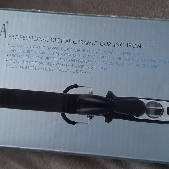 solia profresional digital ceramic curling iron 1" -Pre-owned - Picture 11 of 11